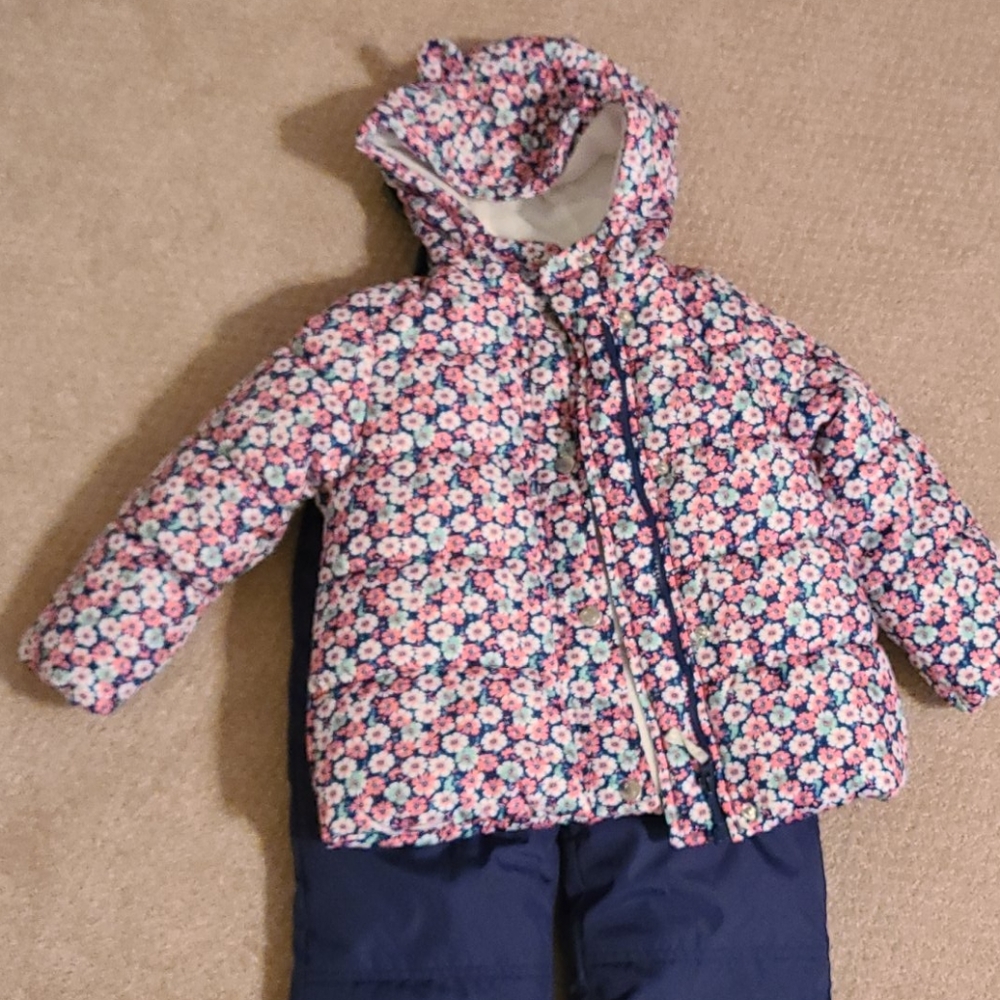 Carters Toddler Girl's Snow Suit 4T